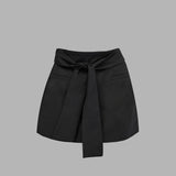 BLVCK Kuwait | Blvck Signature Tie-Front Skirt