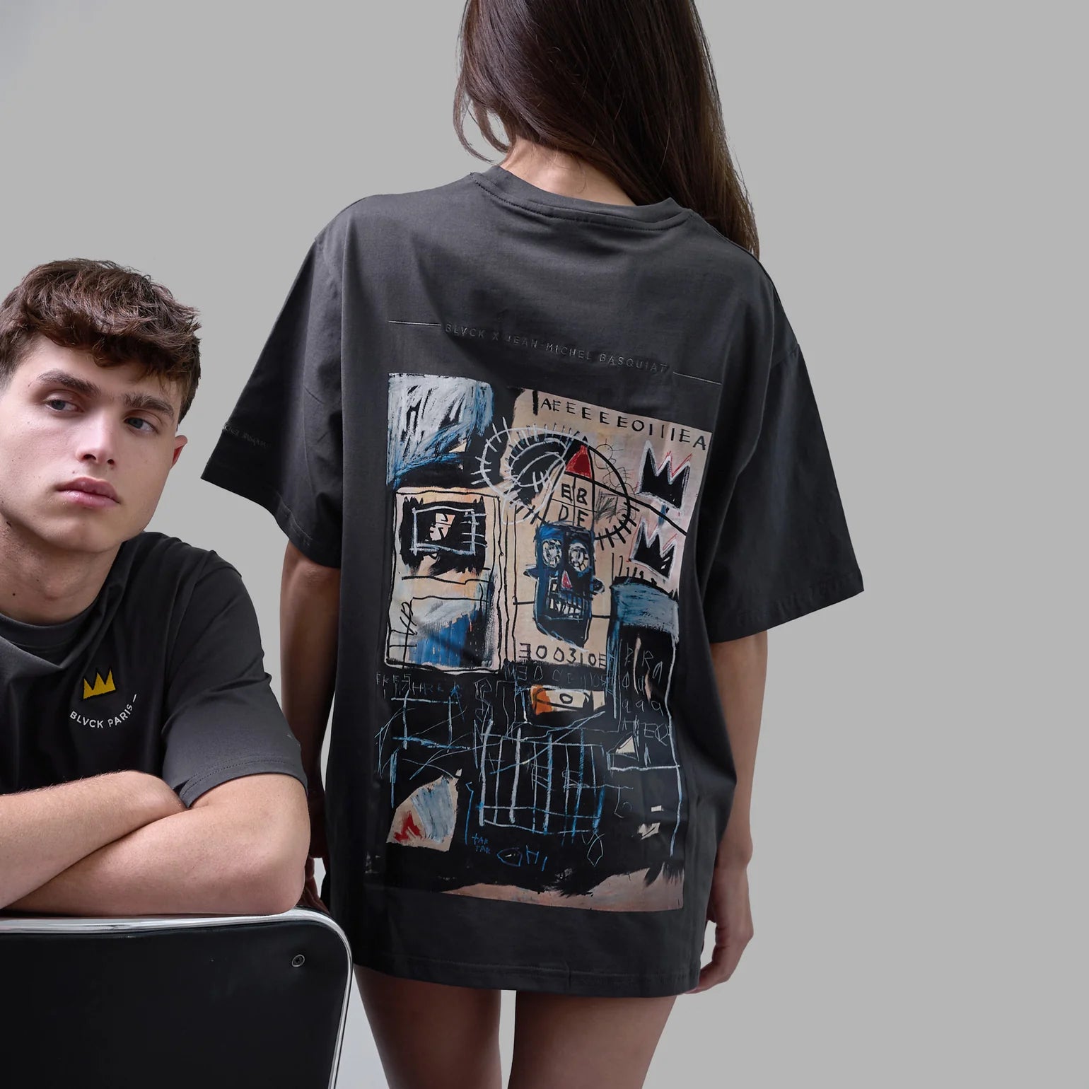 BLVCK Kuwait | Blvck x Basquiat 'Artwork' Tee - Women