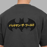 Batman x Blvck Japan Fusion Tee 'Charcoal'