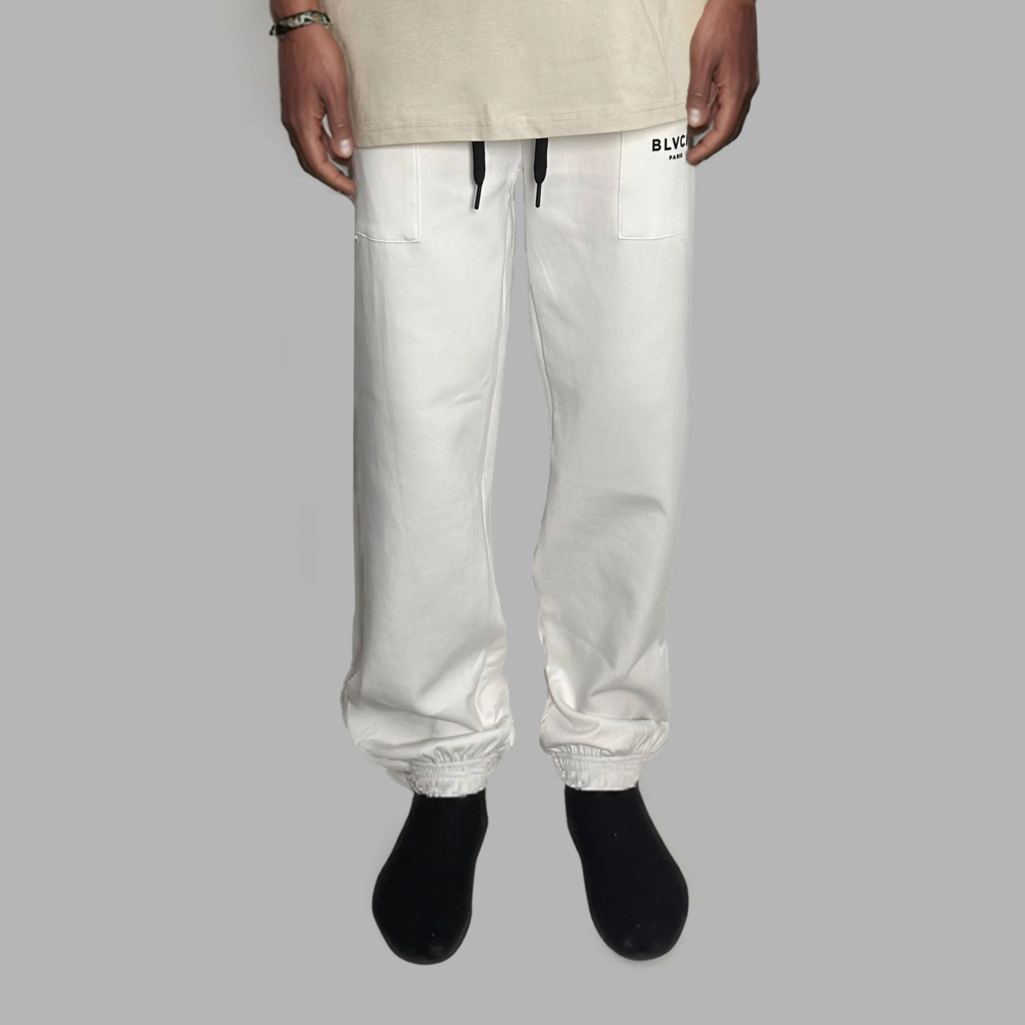 BLVCK Kuwait | Blvck Classic Sweatpants 'White'