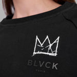 BLVCK Kuwait | Blvck x Basquiat Crop Tee 'Black'- Women