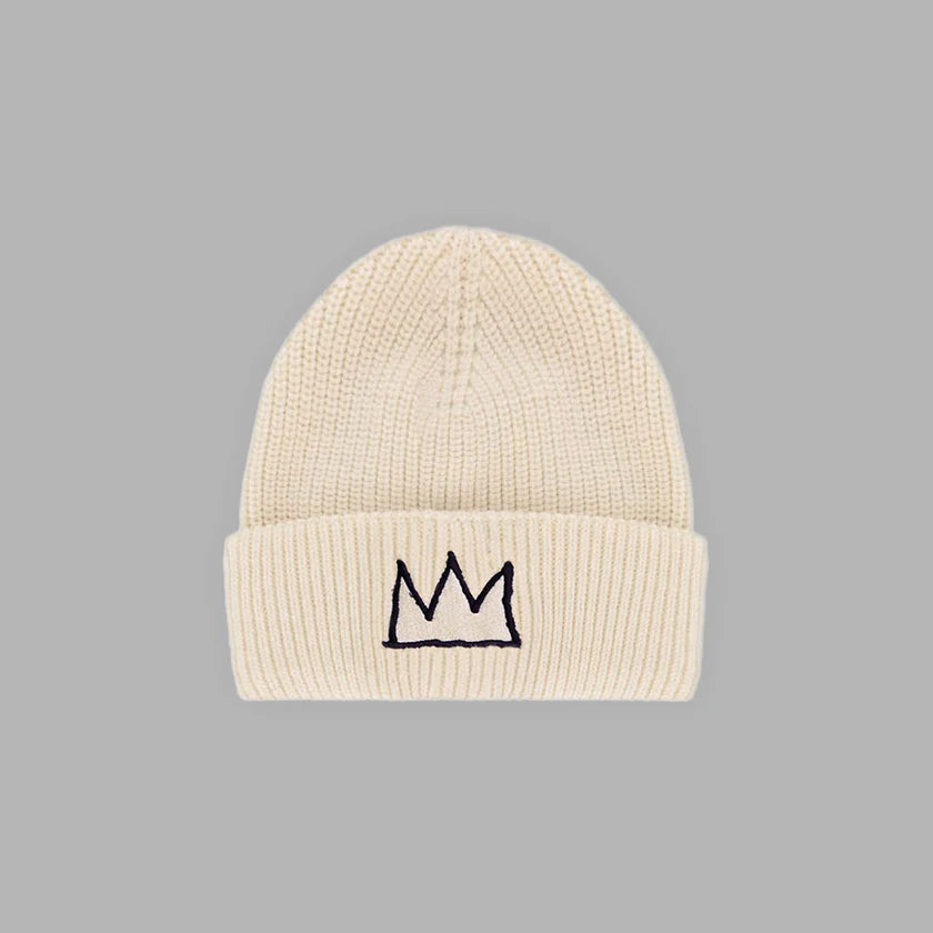 BLVCK Kuwait | Blvck x Basquiat Beanie 'Cream'
