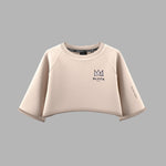 BLVCK Kuwait | Blvck x Basquiat Crop Tee 'Twilight Cream'- Women