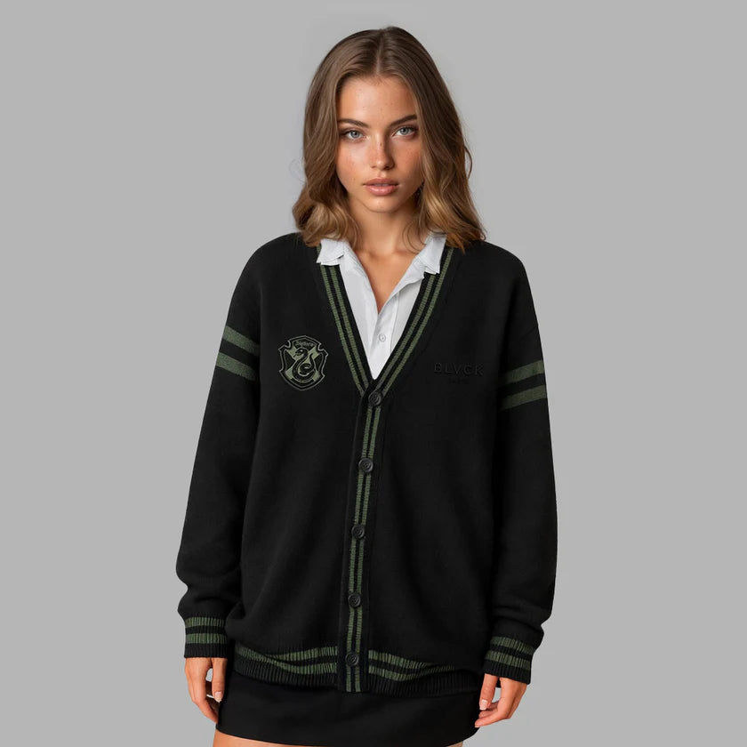Harry Potter x Blvck Slytherin Cardigan