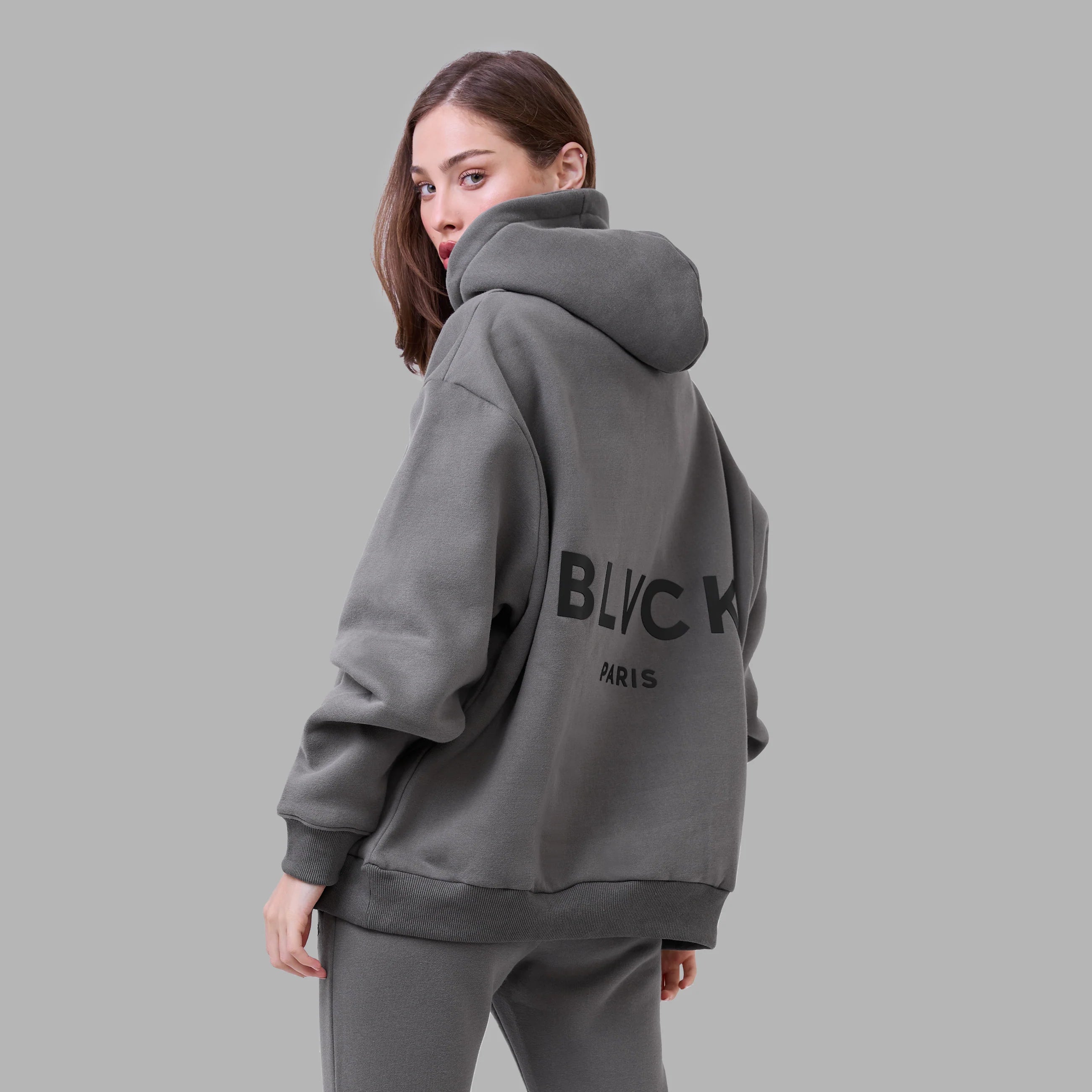 Blvck Hoodie 'Grey' | BLVCK Kuwait