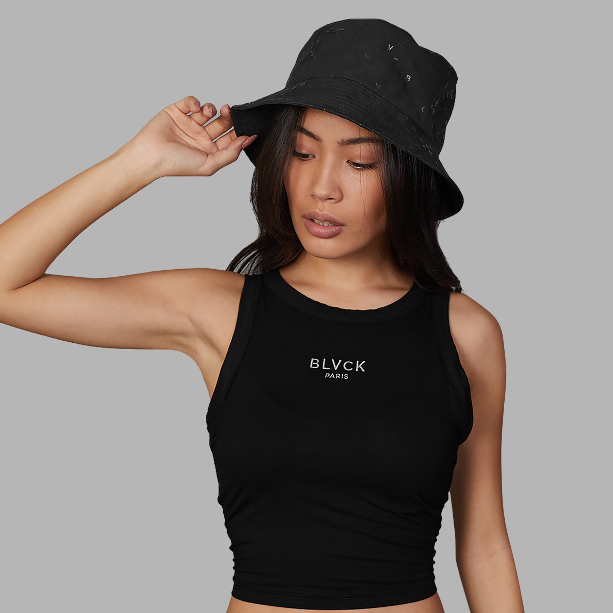 BLVCK Kuwait | Blvck Monogram Bucket Hat